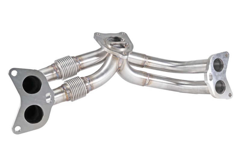 Subaru OBXT Performance Exhaust - Perrin Performance - Equal Length Header - Brushed SS - `20-`25